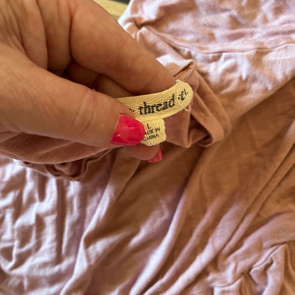 Indigo Thread Co. Pink Layered Top Large - Picture 8 of 10